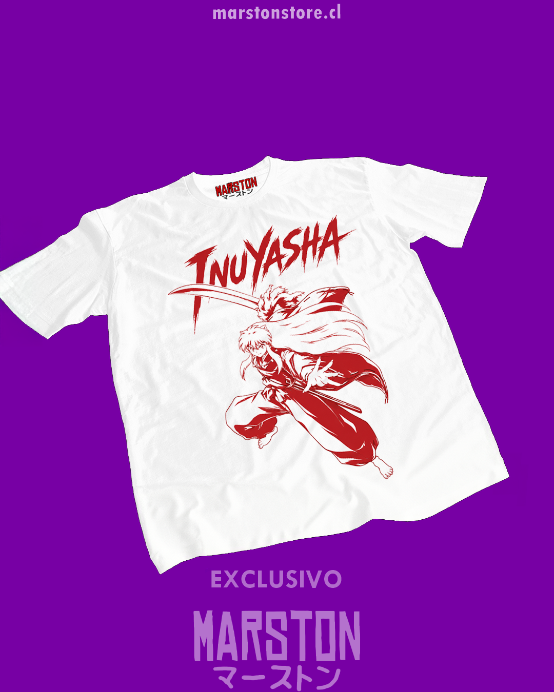 Polera blanca de Inuyasha