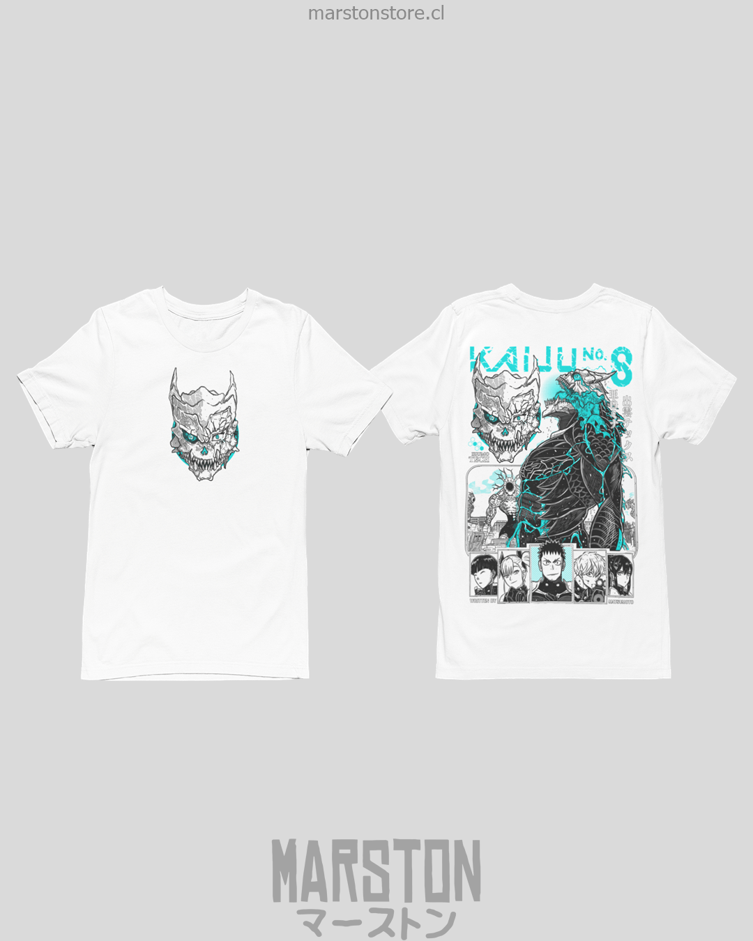Polera blanca de Kaiju No. 8