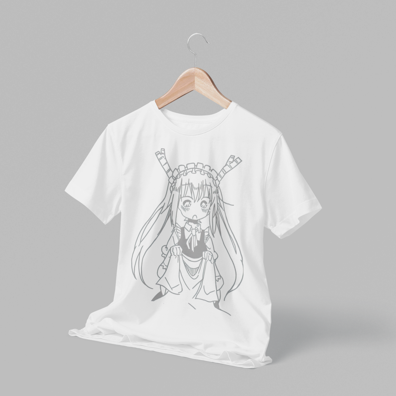 Polera blanca de Kobayashi-san Chi no Maid Dragon (Miss Kobayashi's Dragon Maid)