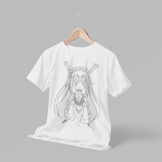 Polera blanca de Kobayashi-san Chi no Maid Dragon (Miss Kobayashi's Dragon Maid)
