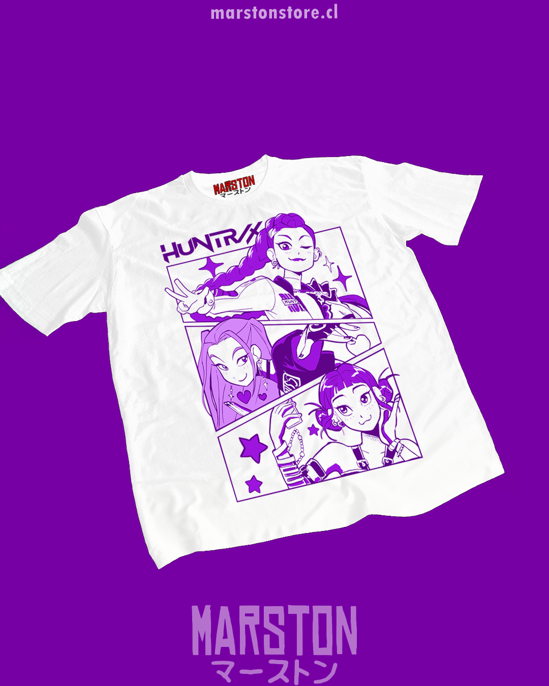 Polera blanca de KPopDH