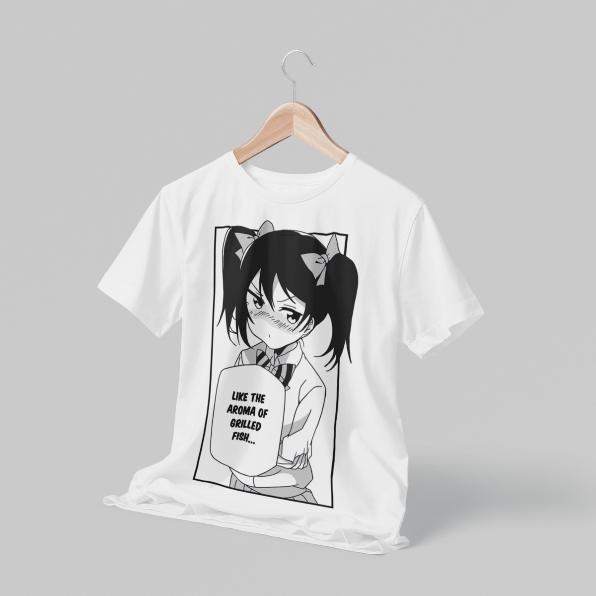 Polera blanca de Love Live! School Idol Project con Nico Yazawa