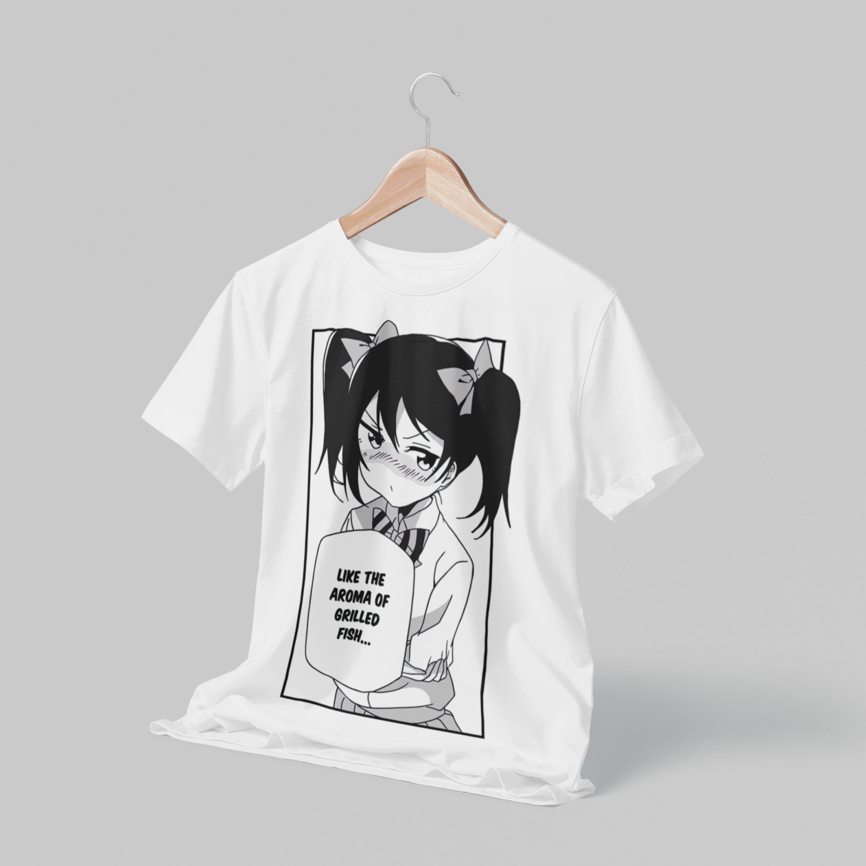 Polera blanca de Love Live! School Idol Project con Nico Yazawa