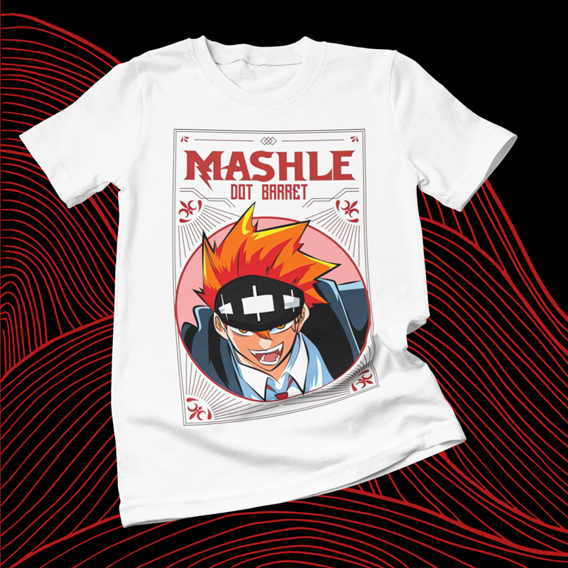 Polera blanca de Mashle: Magic and Muscles
