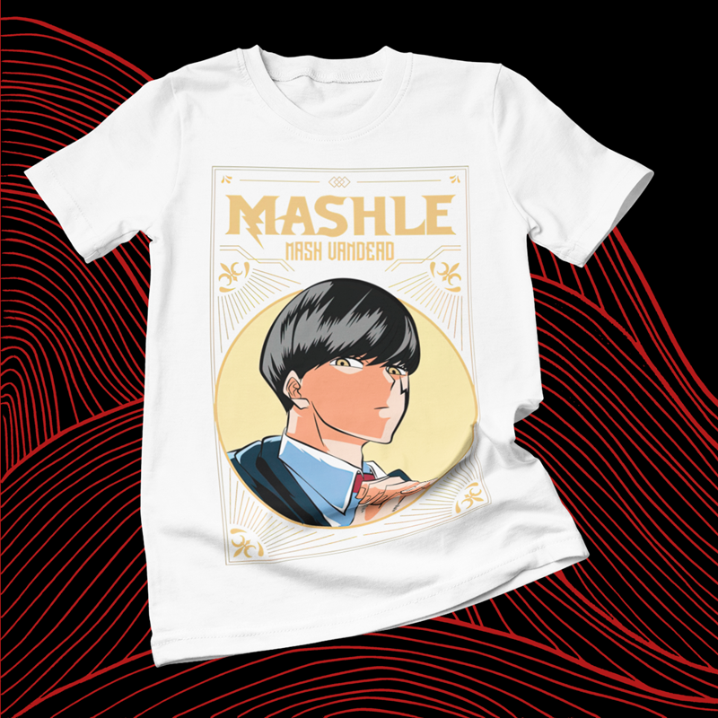 Polera blanca de Mashle: Magic and Muscles