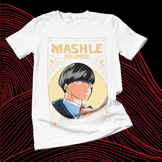 Polera blanca de Mashle: Magic and Muscles