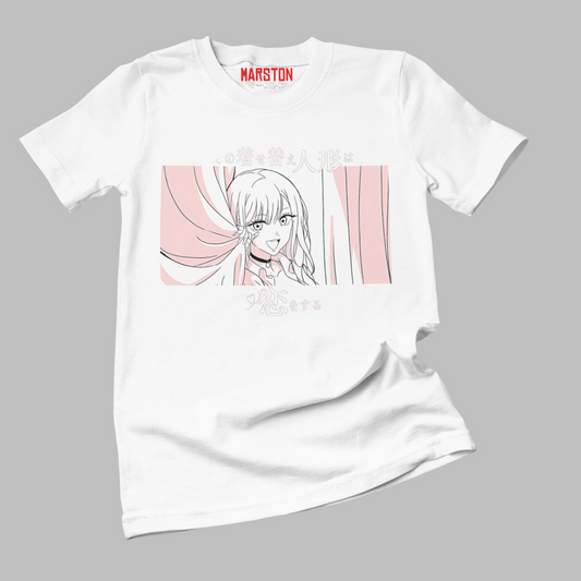 Polera blanca de My Dress-Up Darling / Sono Bisque Doll con Marin Kitagawa
