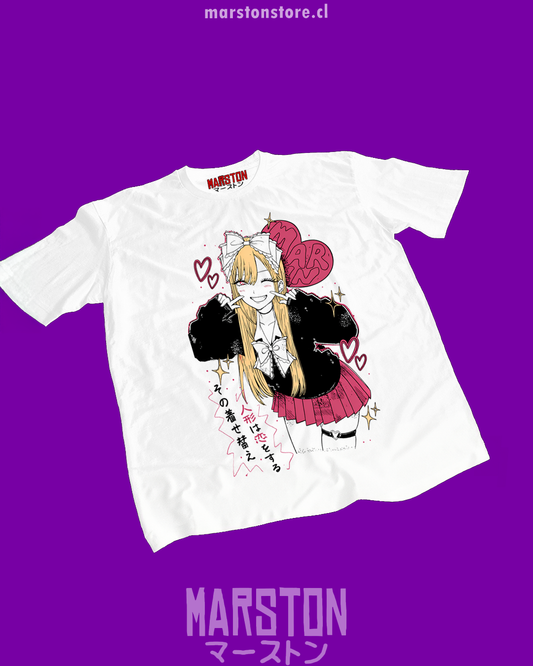 Polera blanca de My Dress-Up Darling / Sono Bisque Doll con Marin Kitagawa