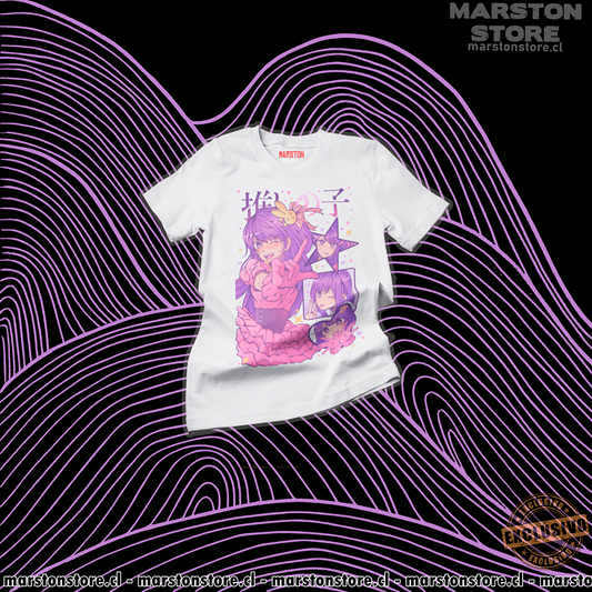 Polera blanca de Oshi no Ko con Ai Hoshino