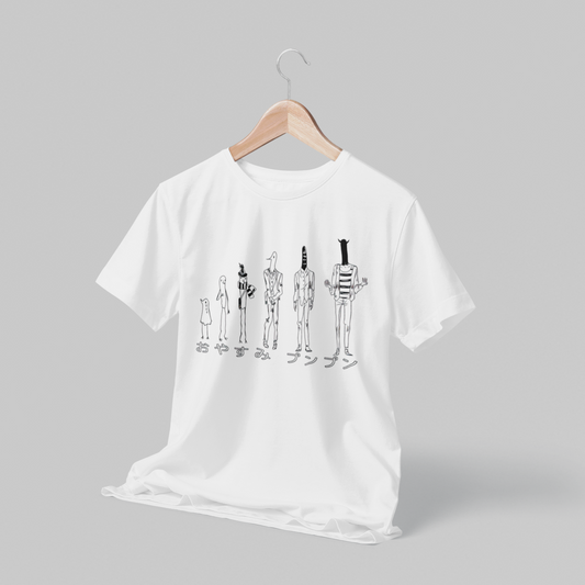 Polera blanca de Oyasumi Punpun (Goodnight Punpun)