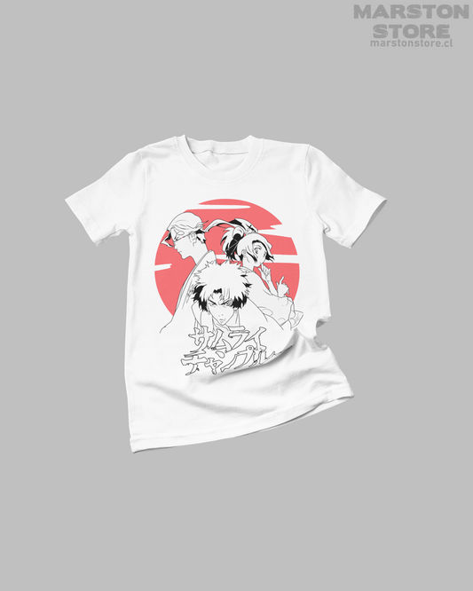 Polera blanca de Samurai Champloo
