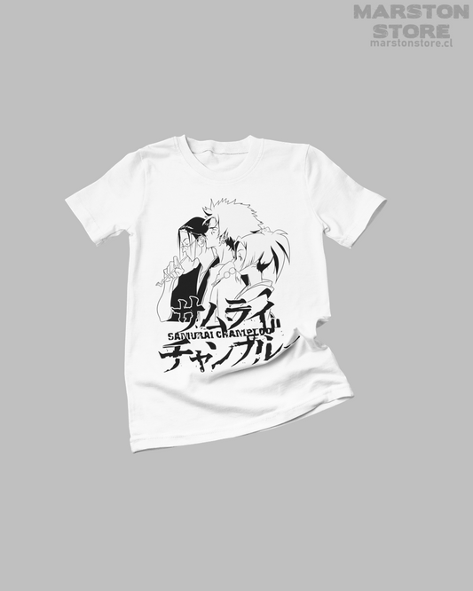 Polera blanca de Samurai Champloo