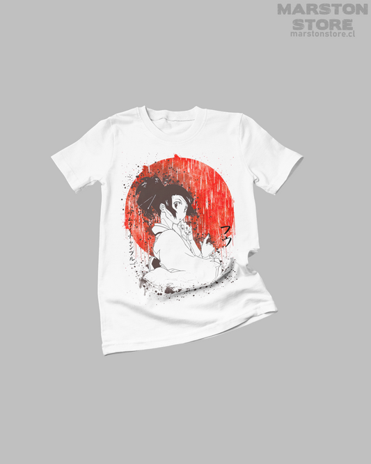 Polera blanca de Samurai Champloo