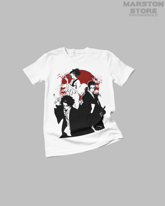 Polera blanca de Samurai Champloo