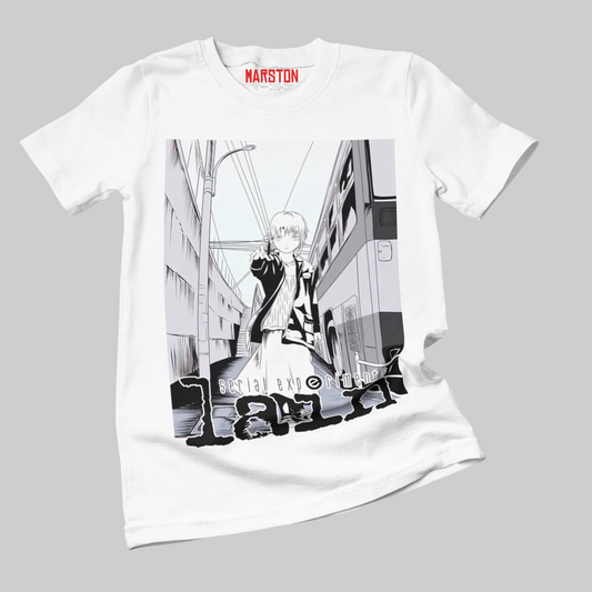 Polera blanca de Serial Experiments Lain