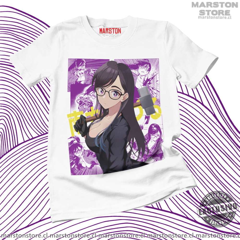 Polera blanca de Summer Time Rendering con Hizuru Minakata