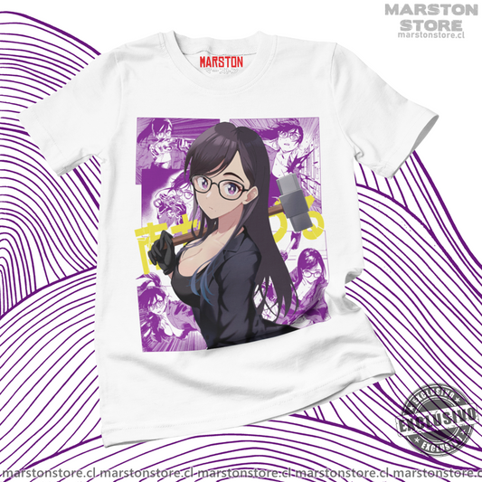 Polera blanca de Summer Time Rendering con Hizuru Minakata