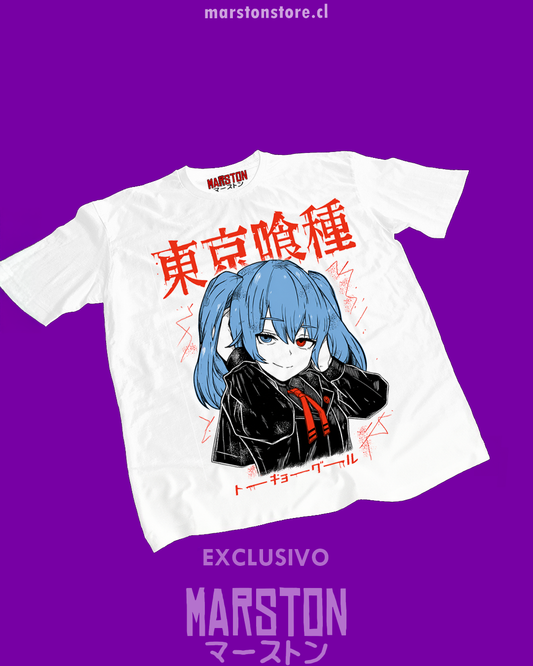 Polera blanca de Tokyo Ghoul