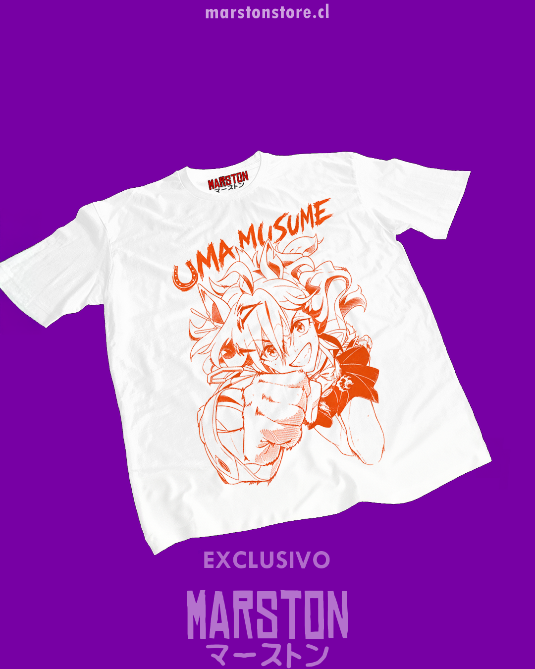 Polera blanca de Umamusume: Pretty Derby