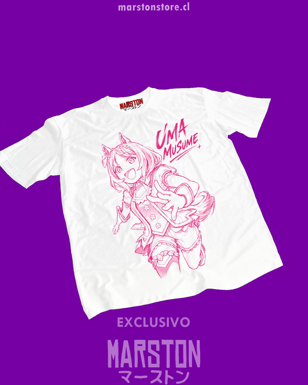 Polera blanca de Umamusume: Pretty Derby