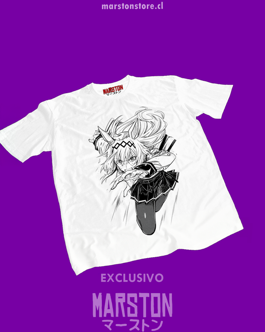 Polera blanca de Umamusume: Pretty Derby