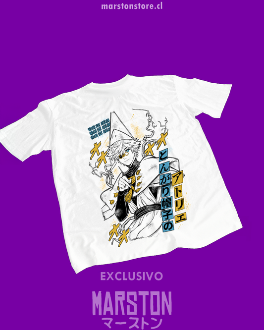 Polera blanca de Witch Hat Atelier con Qifrey