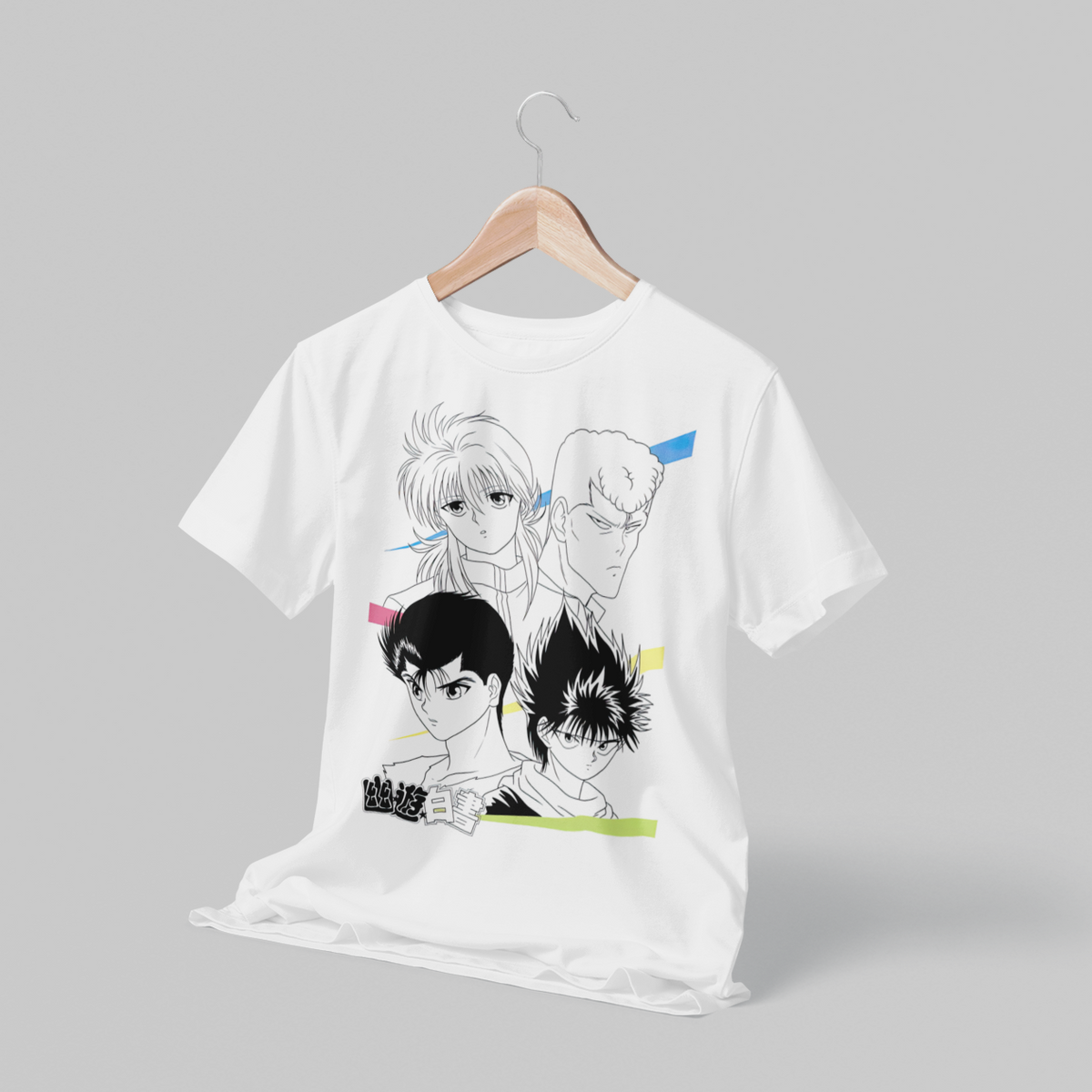 Polera blanca de Yu Yu Hakusho