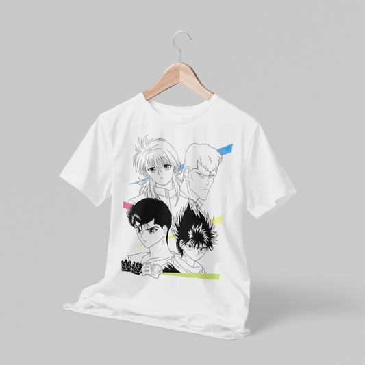 Polera blanca de Yu Yu Hakusho
