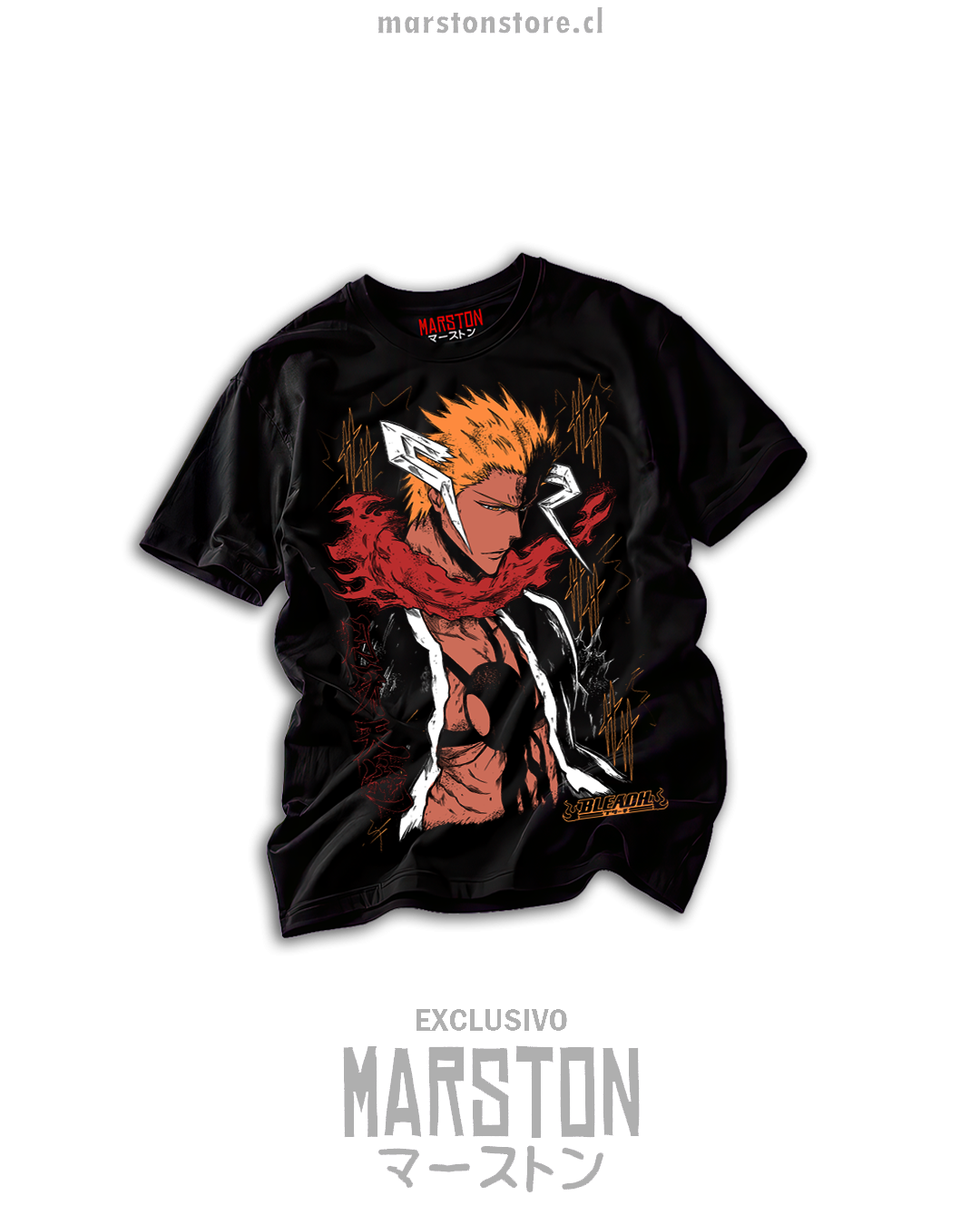 Polera negra Bleach - Ichigo Kurosaki