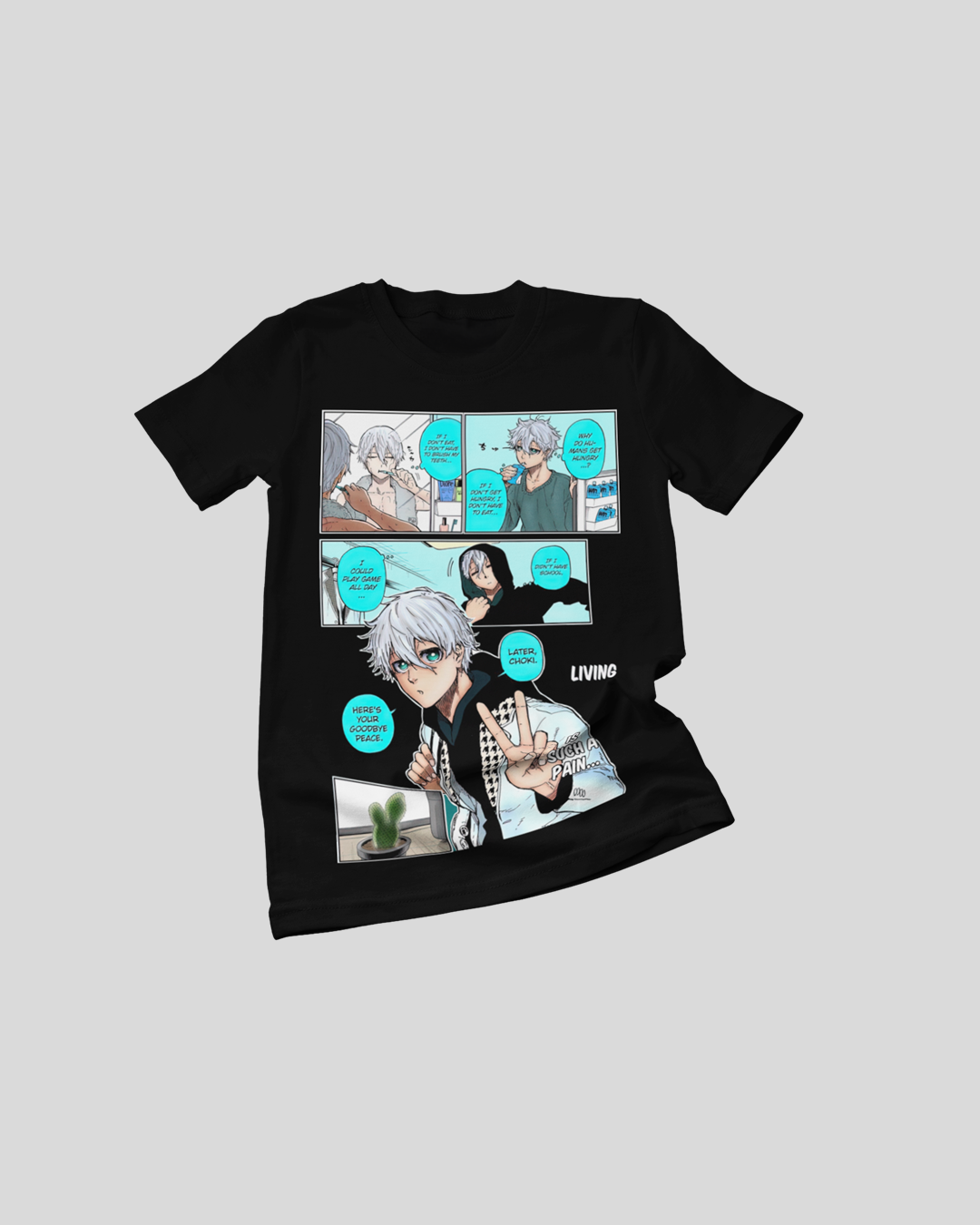 Polera de Blue Lock con Seishiro Nagi