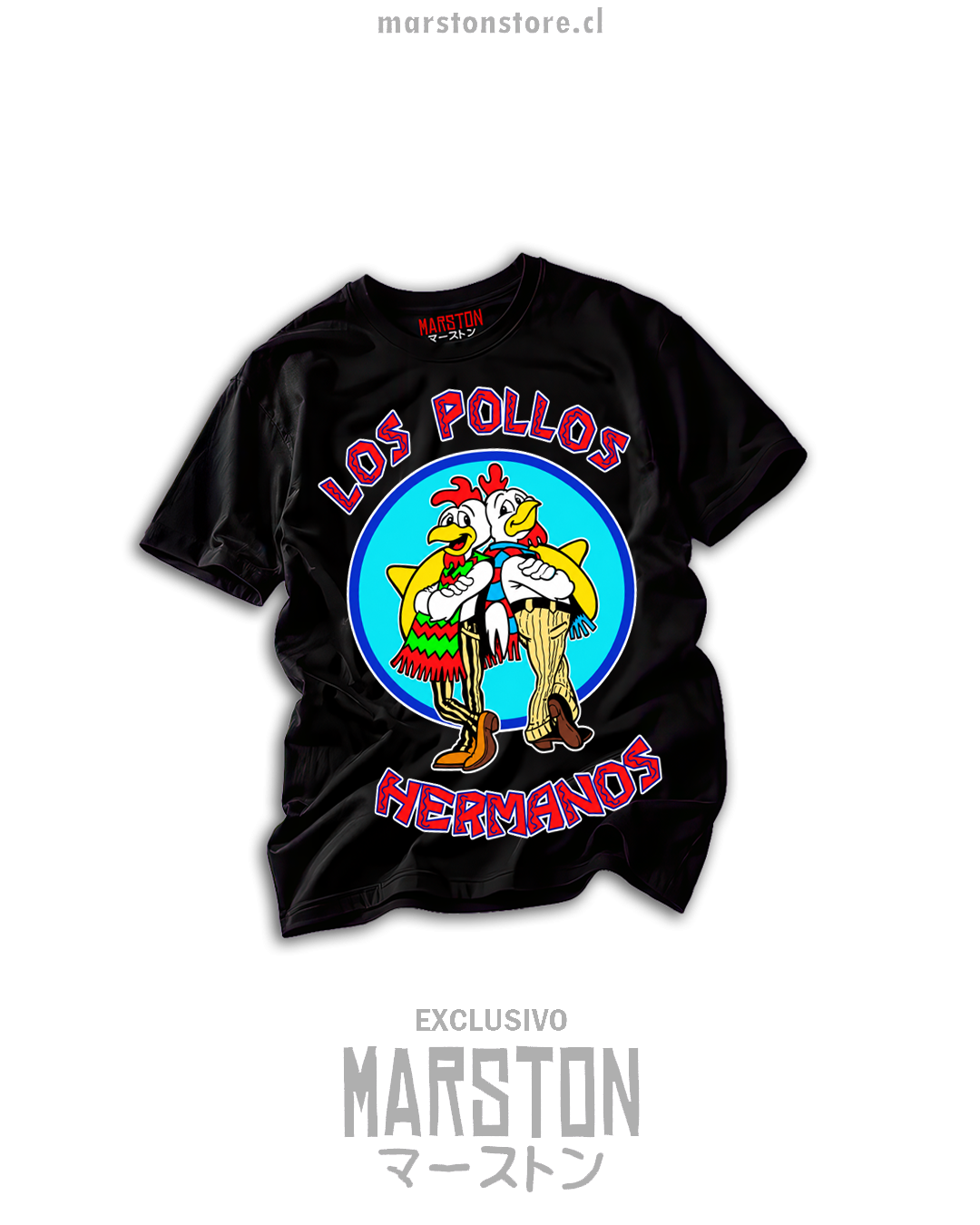 Polera negra Breaking Bad / Better Call Saul - Los Pollos Hermanos