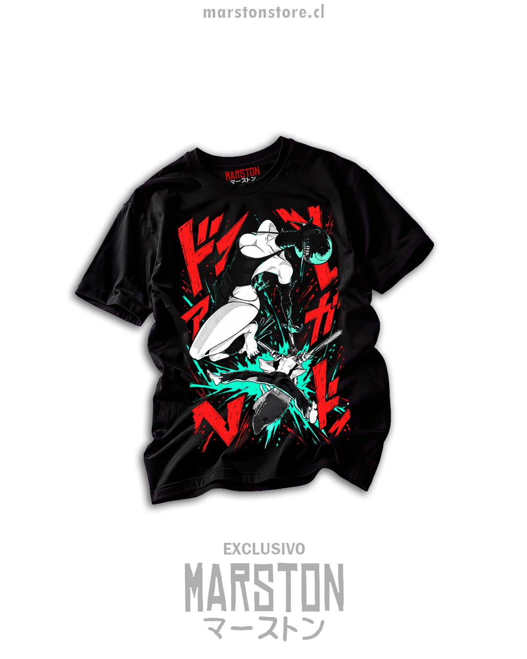 Polera Chainsaw Man - Reze y Denji