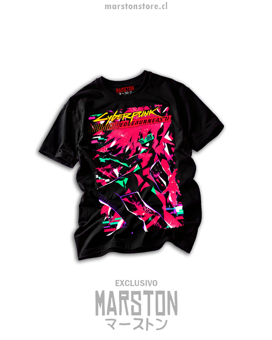 Polera negra cyberpunk edgerunners 2 - Capri - Diseño 04 - 10380832407771