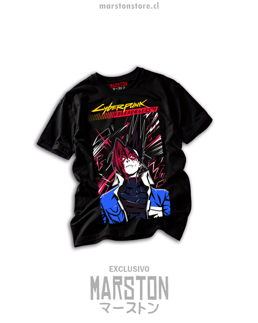 Polera negra Cyberpunk Edgerunners 2 - D - Diseño 06