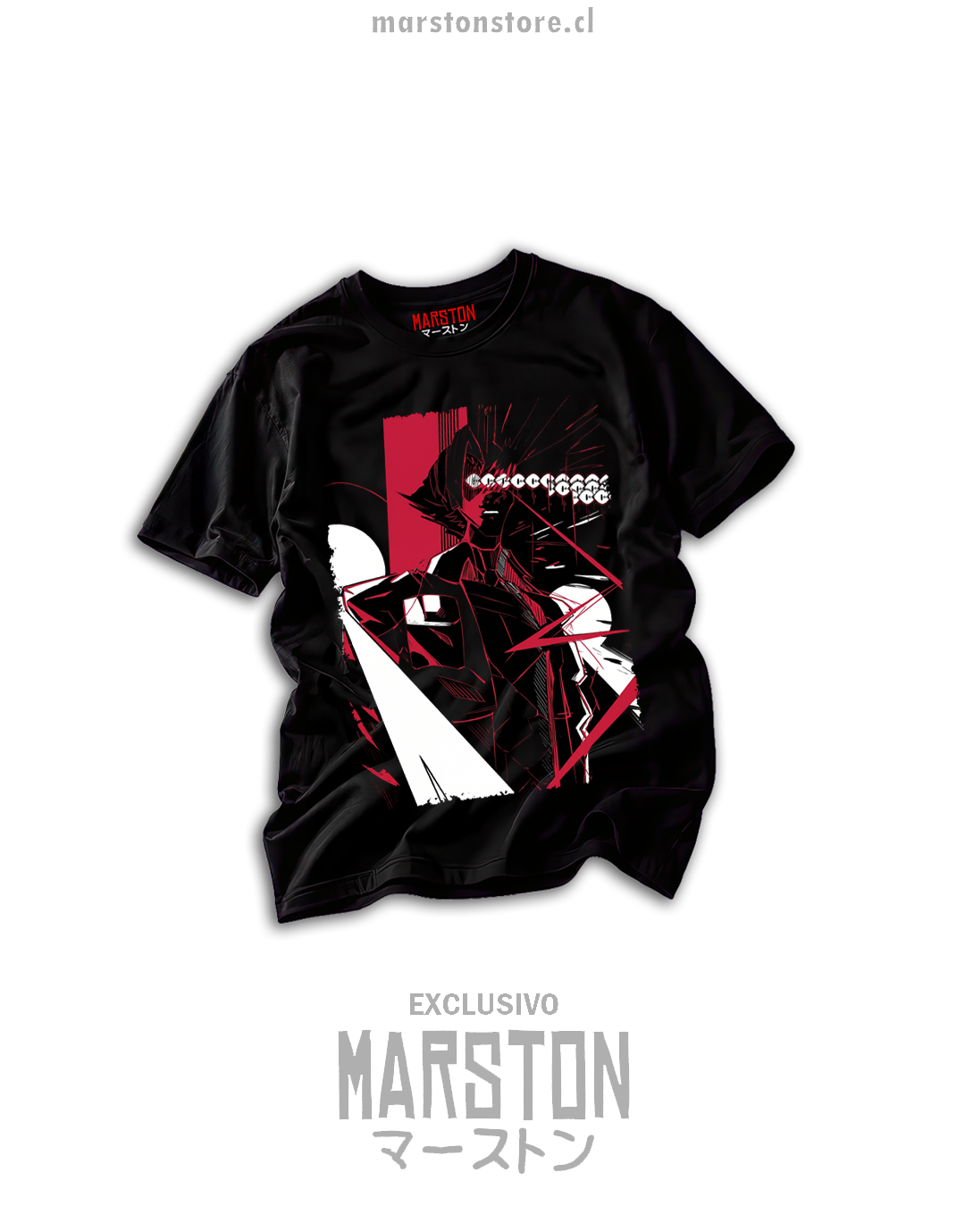 Polera negra Cyberpunk Edgerunners 2 - D