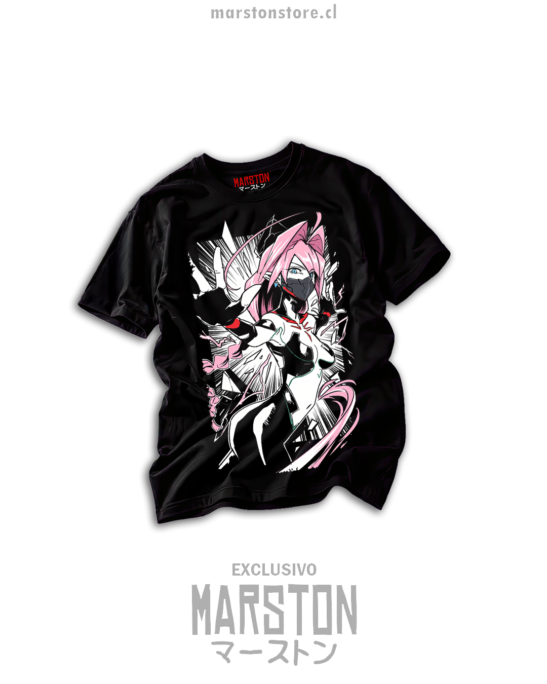 Polera negra Cyberpunk Edgerunners 2 - Talia - Diseño 10
