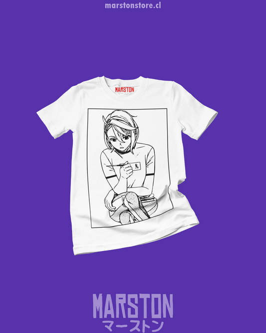 Polera con diseño de Dandadan