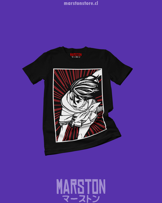 Polera con diseño de Dandadan