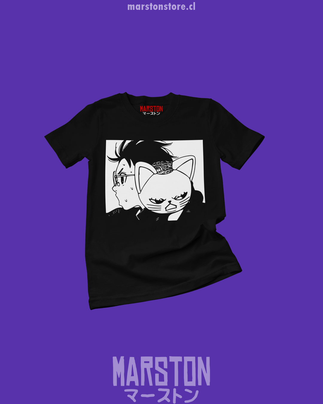 Polera con diseño de Dandadan