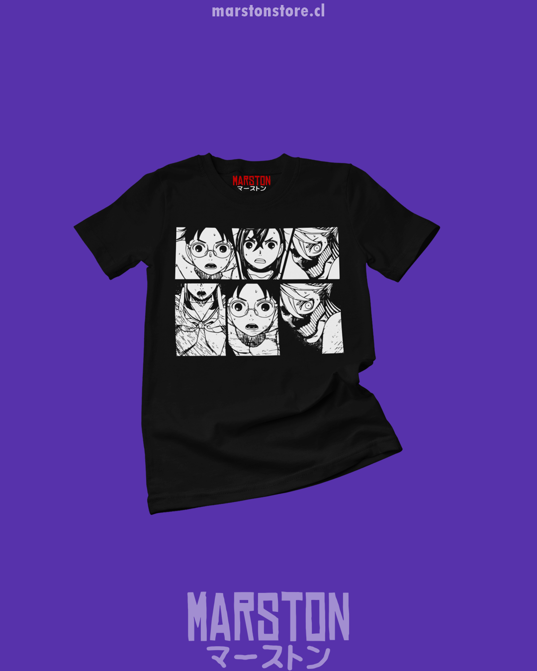 Polera con diseño de Dandadan
