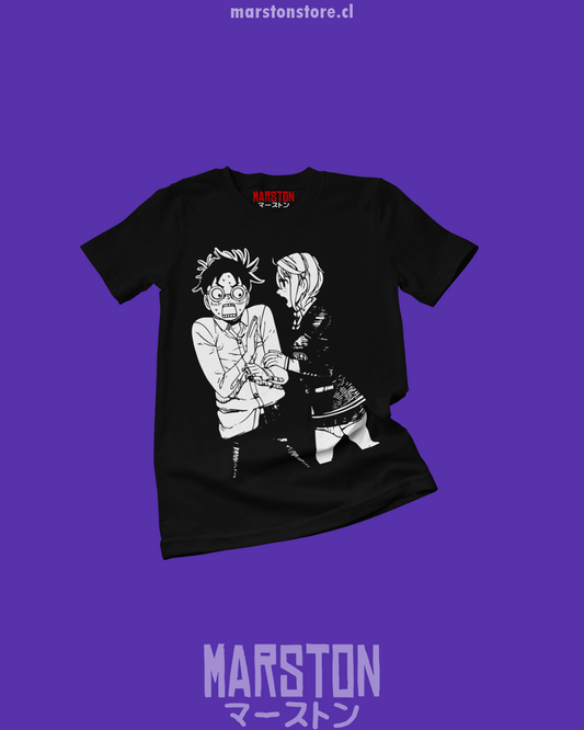 Polera con diseño de Dandadan