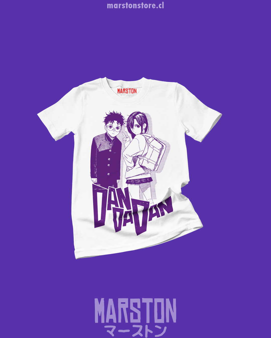 Polera con diseño de Dandadan