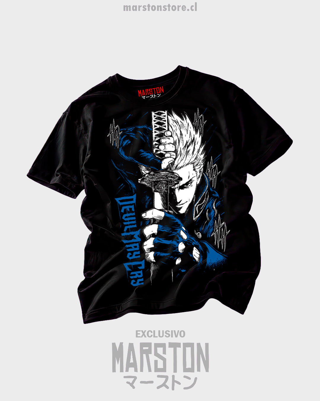 Polera Devil May Cry - Vergil | Marston Store