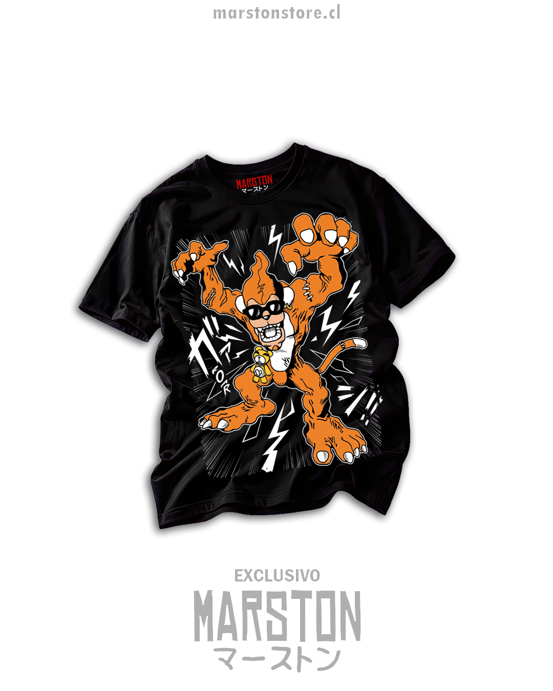 Polera negra - digimon etemon