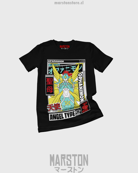 Polera de Digimon con Ophanimon
