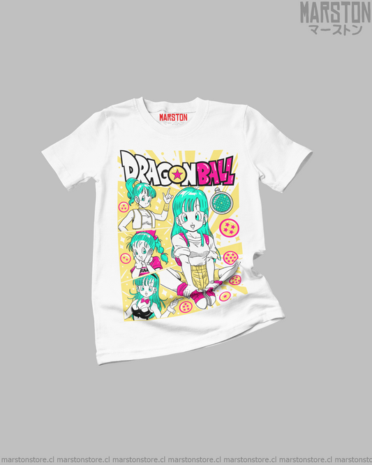 Polera Dragon Ball con diseño de Bulma