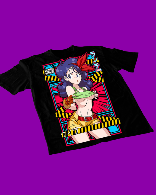 Polera negra Dragon Ball con diseño de Launch