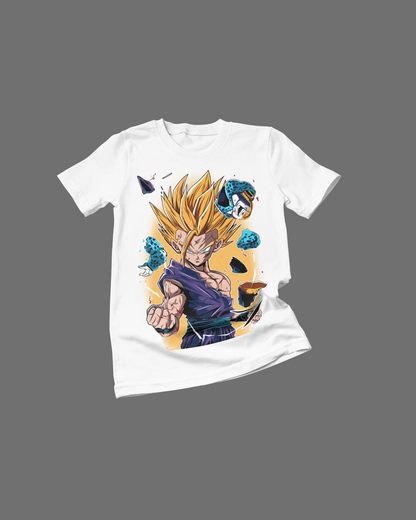 Polera Dragon Ball con diseño de Son Gohan