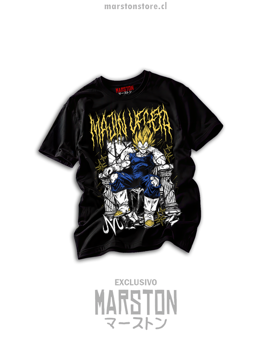 Polera negra Dragon Ball Z - Vegeta