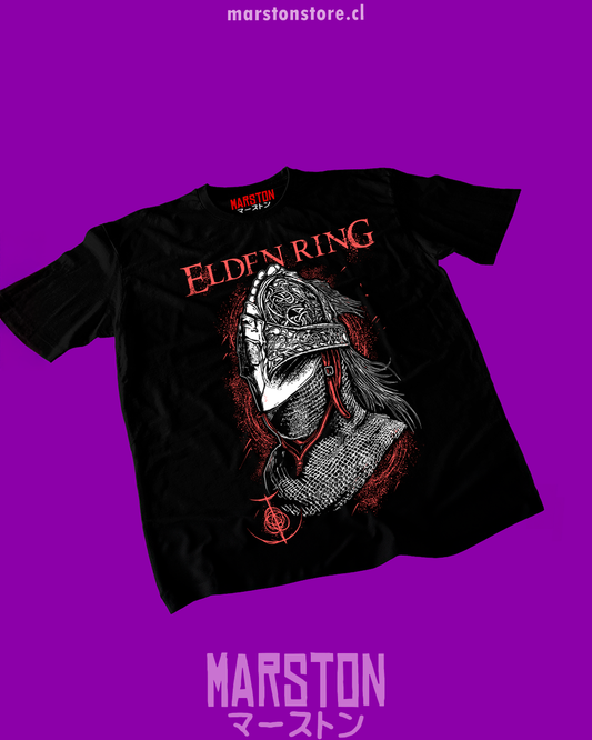 Polera negra con diseño de Elden Ring